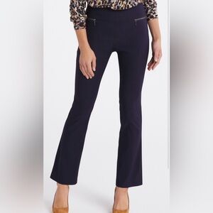 Violet & Roses- Ruthy- Women's Navy Flared Pants